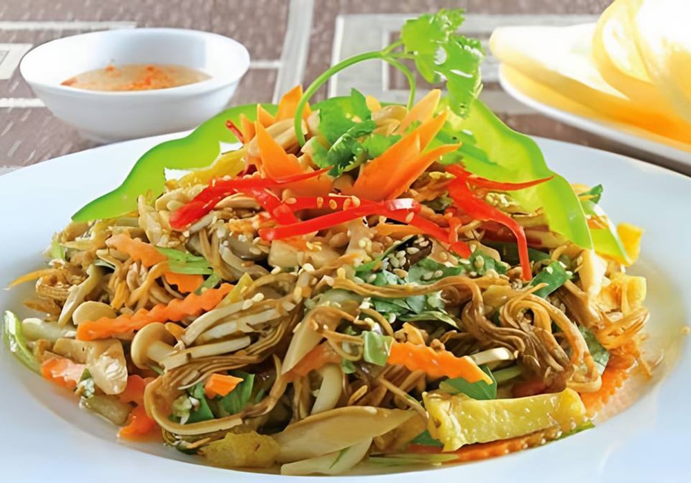 Mẹo bảo quản nộm hoa chuối chay đúng cách