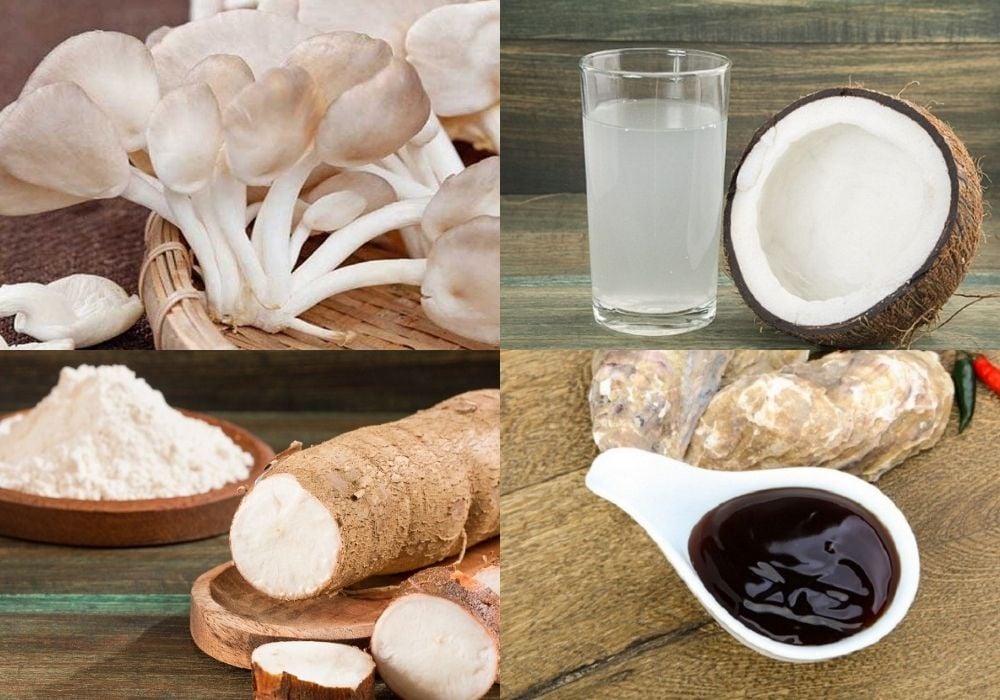 Nguyên liệu làm nước sốt bánh mì chay