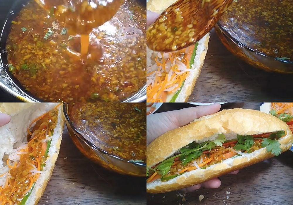 Nước sốt bánh mì chay nấm bào ngư