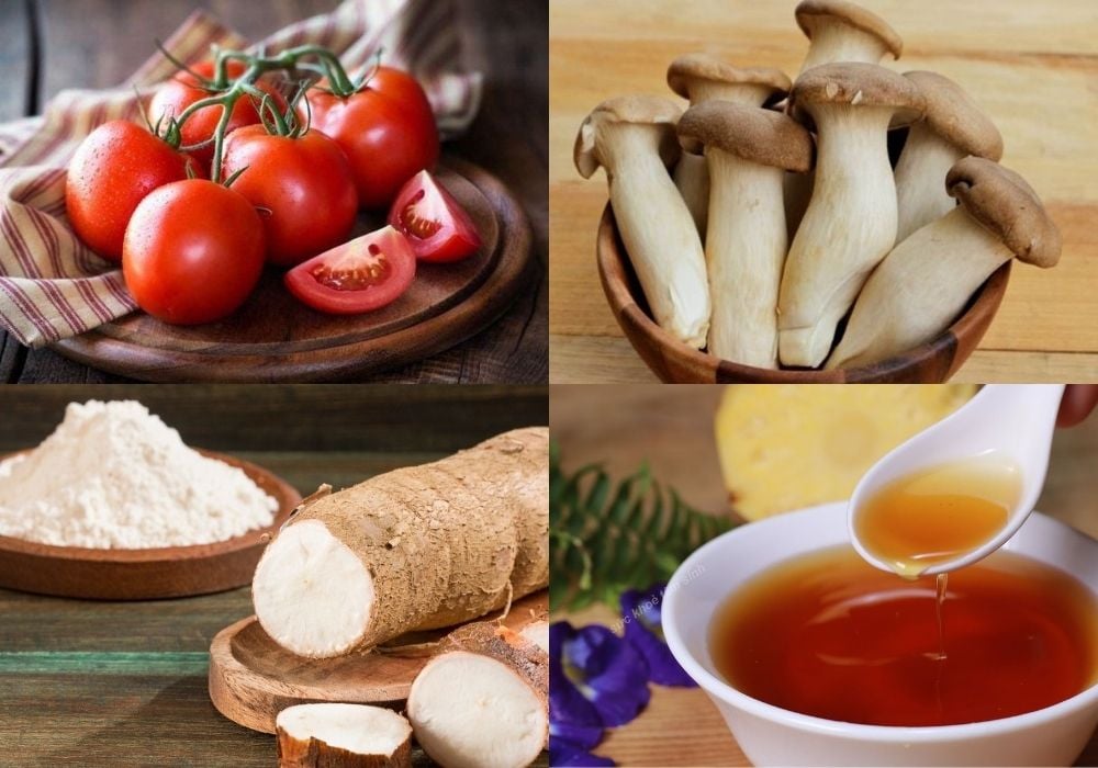 Nguyên liệu làm nước sốt bánh mì chay