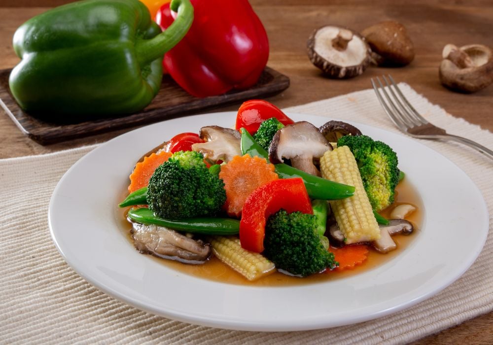 Rau củ xào chay bổ dưỡng
