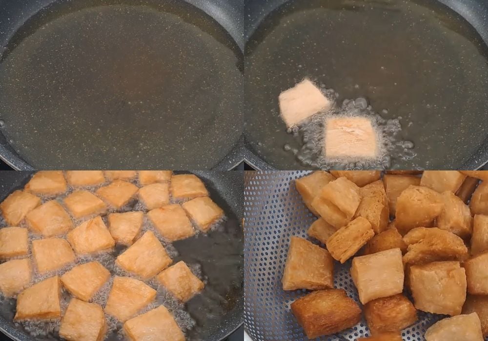 Chiên sơ sườn non chay