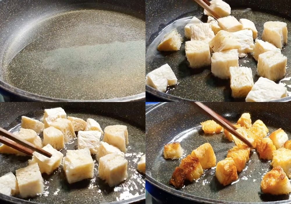 Chiên sơ sườn non chay