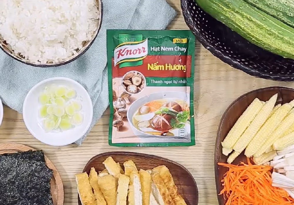 Nguyên liệu làm sushi chay