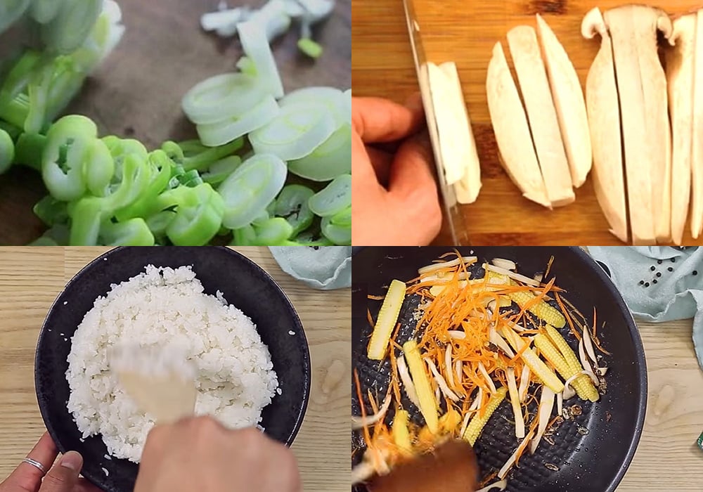 Sơ chế các nguyên liệu