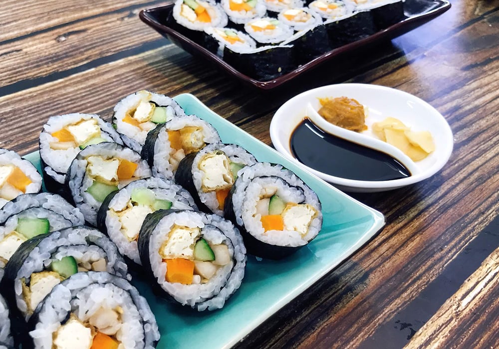 Mẹo bảo quản Sushi chay đúng cách