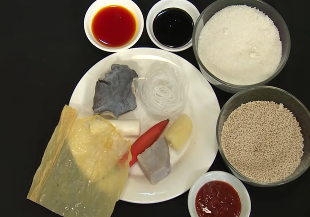 Nguyên liệu làm tàu hũ ky kho chay