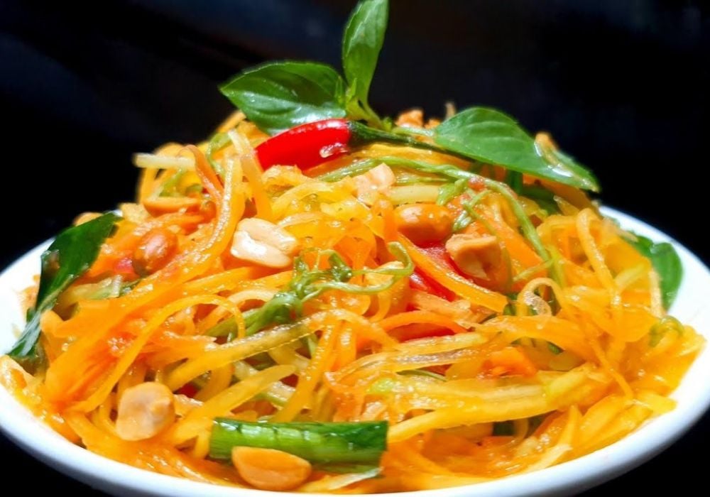 Đu đủ xào chay