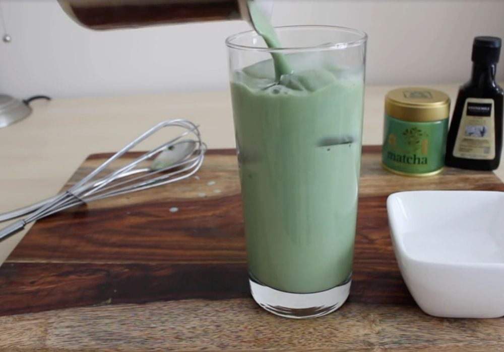 Matcha latte kiểu Starbucks