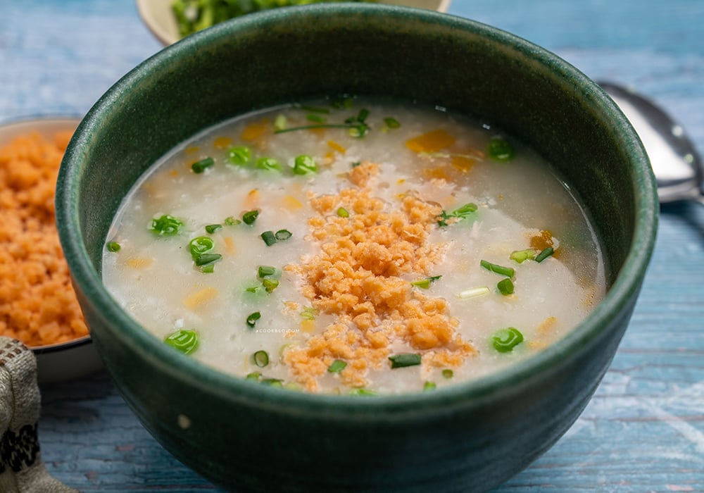 Cháo cá hồi