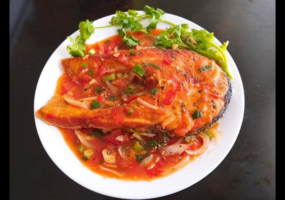 Cá hồi sốt cà chua