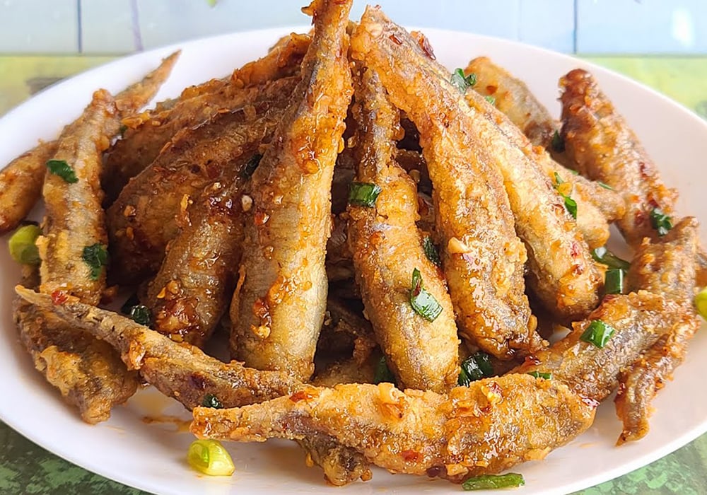 Trứng cá chiên giòn