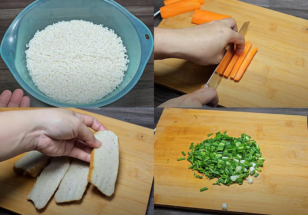 Sơ chế các nguyên liệu
