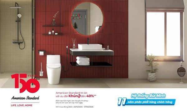 Bảng Giá Thiết Bị Vệ Sinh American Standard Mới Nhất Cuối Năm 2025 | Cập Nhật Liên Tục Tại BM8.VN