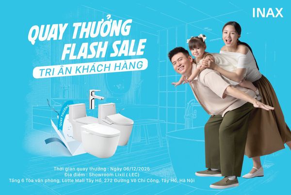 Quay Thưởng Flash Sale INAX – Tri Ân Khách Hàng Cuối Năm | Bùi Minh