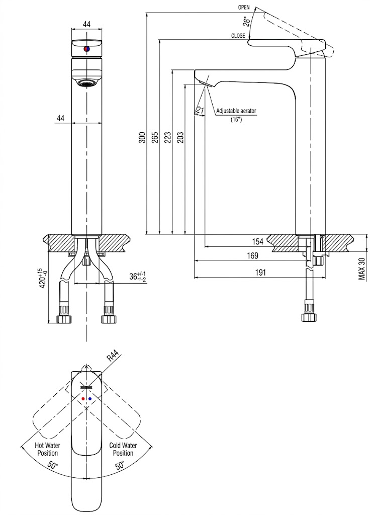 Bản vẽ kỹ thuật vòi chậu INAX LFV-632SH - Bùi Minh