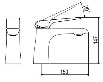 Vòi chậu Viglacera Platinum PV102.3 (P.51.358) - Bùi Minh