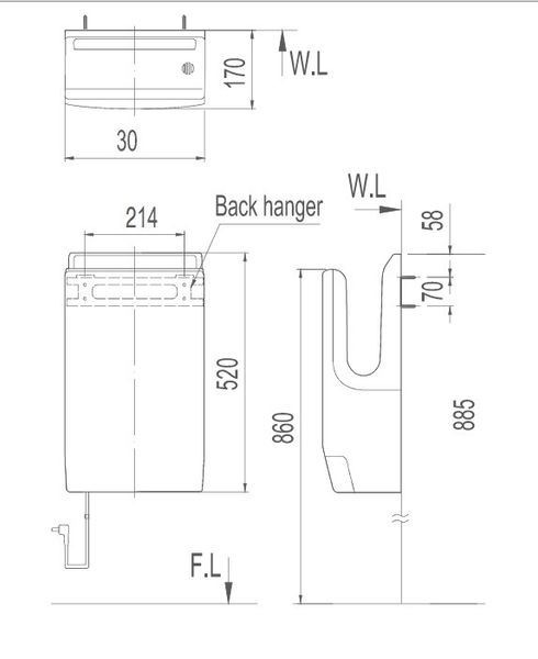 Máy sấy tay Inax JT-1000 - Bùi Minh