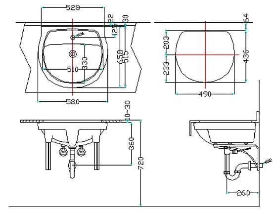 Chậu rửa âm bàn Inax AL-2094V - Bùi Minh