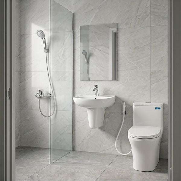 Combo trọn bộ thiết bị vệ sinh phòng tắm Viglacera số 5 của Đại lý cấp 1 Bùi Minh