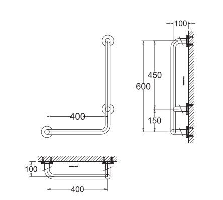 Tay vịn phòng tắm American HR-320540-01L- Bùi Minh