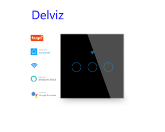 Công Tắc Cảm Ứng 3 Nút WiFi DZ-CM1K-33 – Mặt Kính Cường Lực Cao Cấp – Điều Khiển Thông Minh 3 Nhóm Thiết Bị Qua App, Âm Tường DELVIZ Từ Chima Việt Nam – Nhà Phân Phối Chính Hãng Độc Quyền DELVIZ Tại Việt Nam