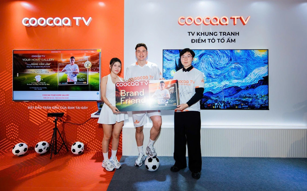 Đặng Văn Lâm đồng hành cùng Coocaa TV lan tỏa phong cách sống hiện đại