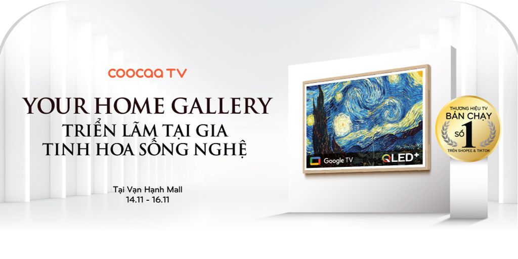 Coocaa V75 - Giải Pháp TV Cho Không Gian Ngập Sáng