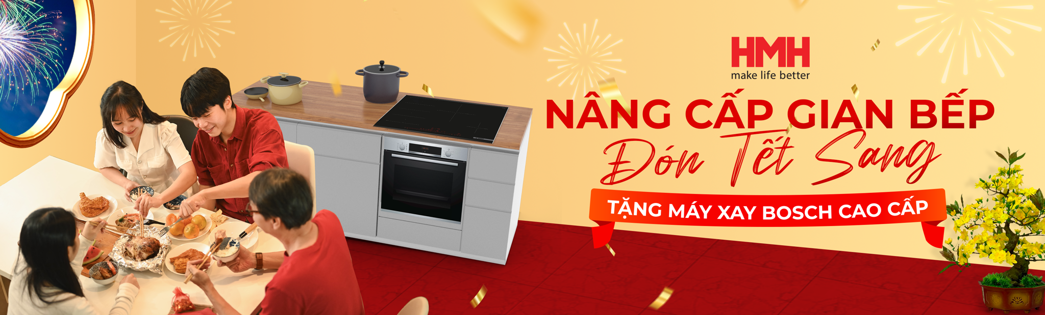 KHUYẾN MÃI BOSCH: NÂNG CẤP GIAN BẾP - ĐÓN TẾT SANG