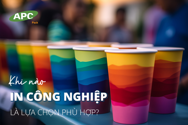Ly, tô giấy - Khi nào nên chọn in công nghiệp?