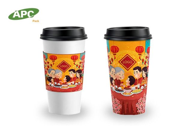 Ly giấy mùa Tết – Khi thương hiệu hoà mình vào sắc Xuân