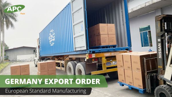 Hoàn tất đơn hàng xuất khẩu Đức | APC Pack tiếp tục khẳng định vị thế tại thị trường châu Âu