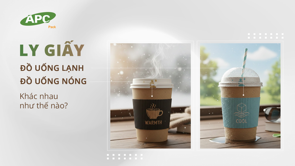 Ly giấy nóng & ly giấy lạnh: Khác nhau nhiều hơn bạn nghĩ