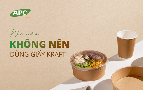 Khi nào không nên dùng hộp giấy kraft?