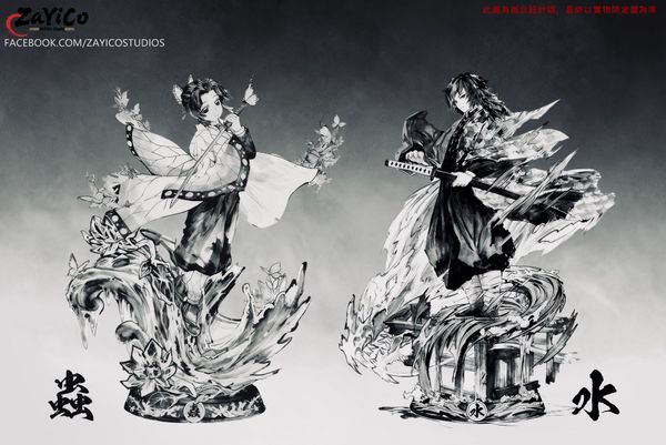 Zayico studio - Shinobu & Giyu, Rengoku coming soon...