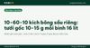 10-60-10 kích bông sầu riêng: tưới gốc 10-15 g mỗi bình 16 lít