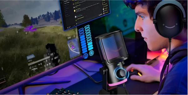 Microphone USB FIFINE AmpliGame AM6 dành cho gamer
