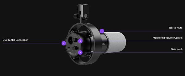 Micro FIFINE AmpliTank K688 USB/XLR – Mic Dynamic Thu Âm, Podcast, Livestream