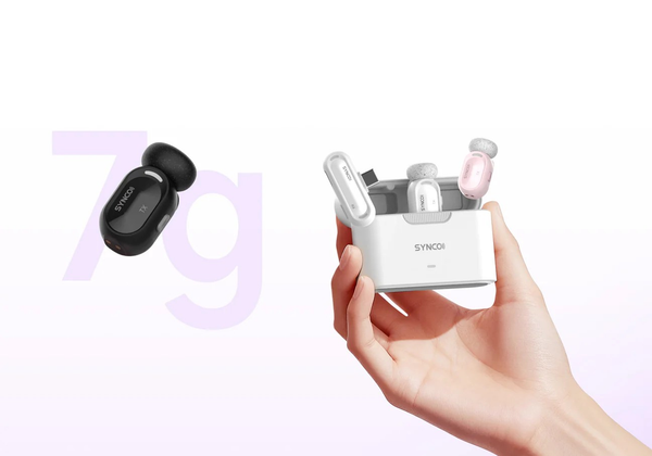 SYNCO SMIC MINI - Micro Không Dây Cài Áo Chống Ồn Mini Cho Điện Thoại Type-C, Âm Thanh 48kHz/24-bit