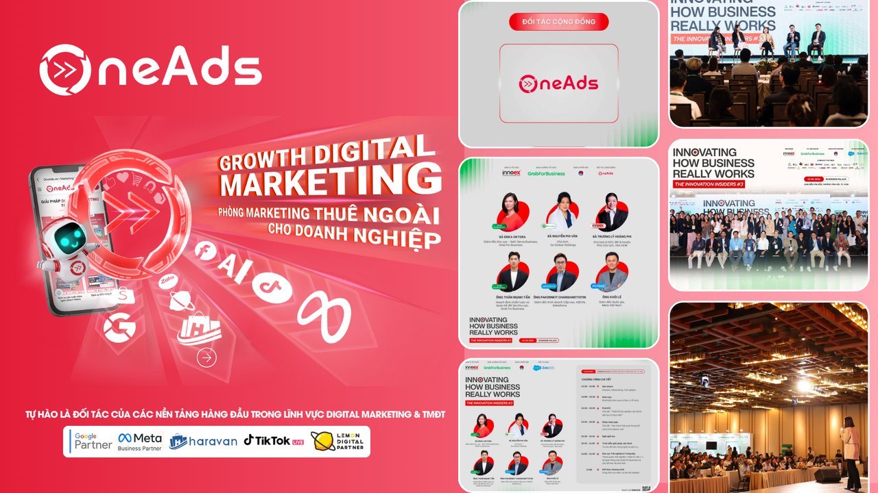 OneAds Digital Đồng Hành Cùng THE INNOVATION INSIDERS #3: Giải Mã Bài Toán Vận Hành Thông Minh Trong Kỷ Nguyên Số