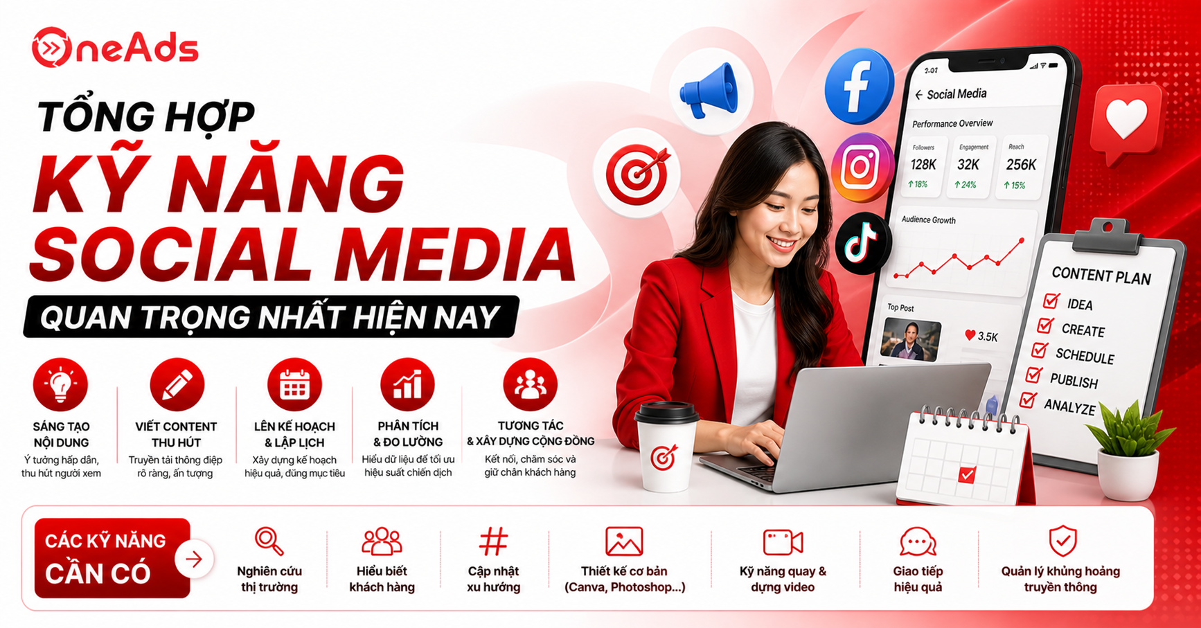 Tổng hợp kỹ năng social media quan trọng nhất hiện nay