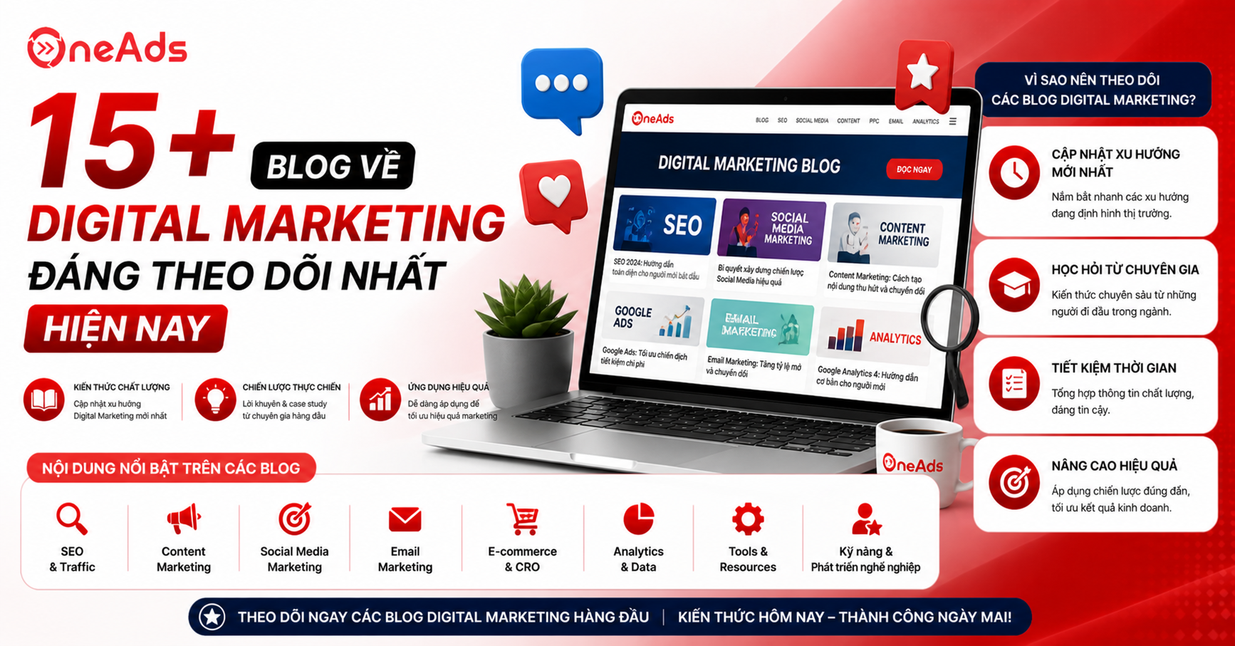 15+ Blog về Digital Marketing đáng theo dõi nhất hiện nay