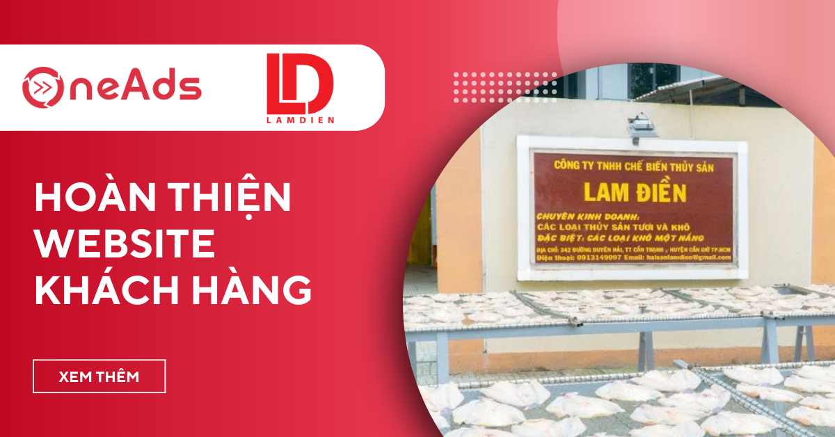 Case Study Triển Khai Website Haravan Cho Thủy Sản Lam Điền - Vị Ngon Tự Nhiên, Trách Nhiệm Từ Tâm