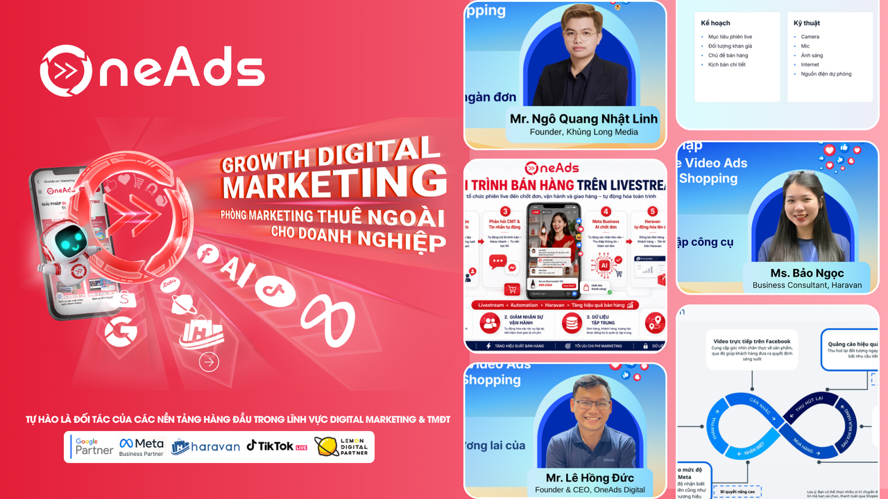 Hé Lộ Dàn Diễn Giả Buổi 6 Chuỗi Webinar Thực Chiến Quảng Cáo Meta & Haravan 2026: Facebook Live Shopping Và Tương Lai Social Commerce