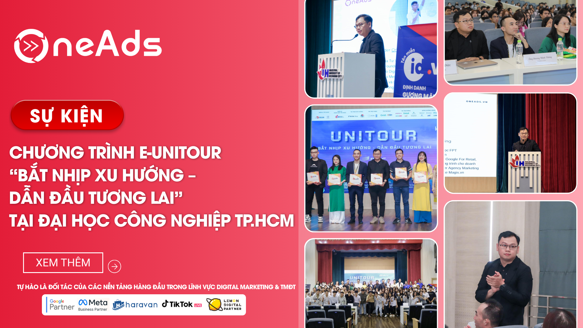 Chương trình E-Unitour “Bắt nhịp xu hướng – dẫn đầu tương lai” tại Đại học Công nghiệp TP.HCM