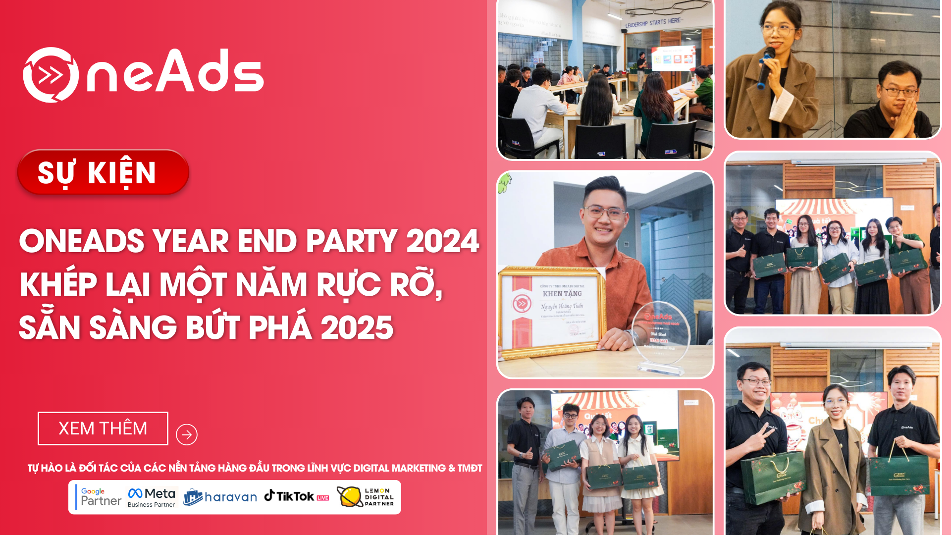 [RECAP] OneAds Year End Party 2024 – Khép lại một năm rực rỡ, sẵn sàng bứt phá 2025