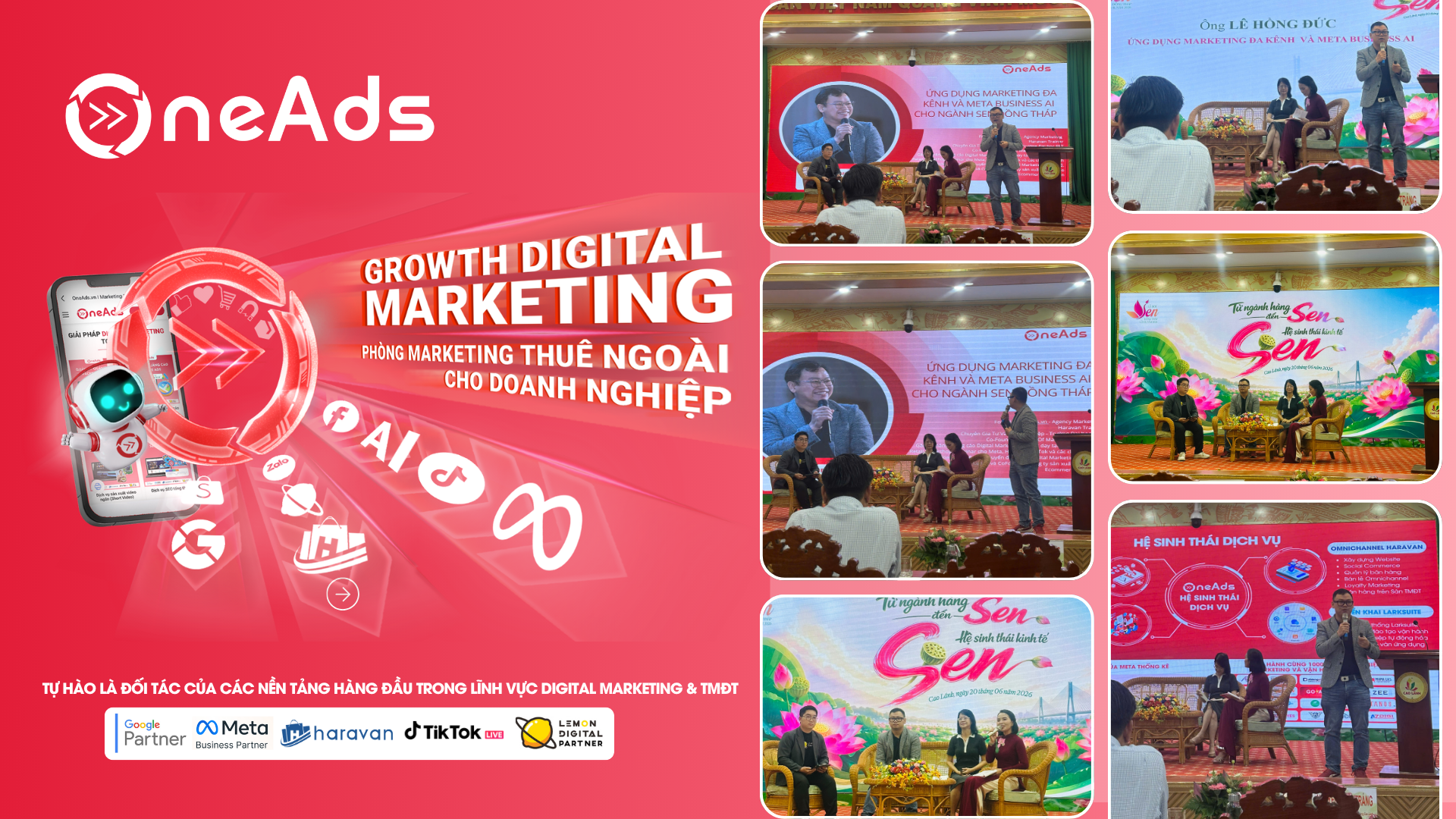 [RECAP SỰ KIỆN] ONEADS DIGITAL ĐỒNG HÀNH CÙNG HÀNH TRÌNH VƯƠN XA CỦA ĐẤT SEN HỒNG