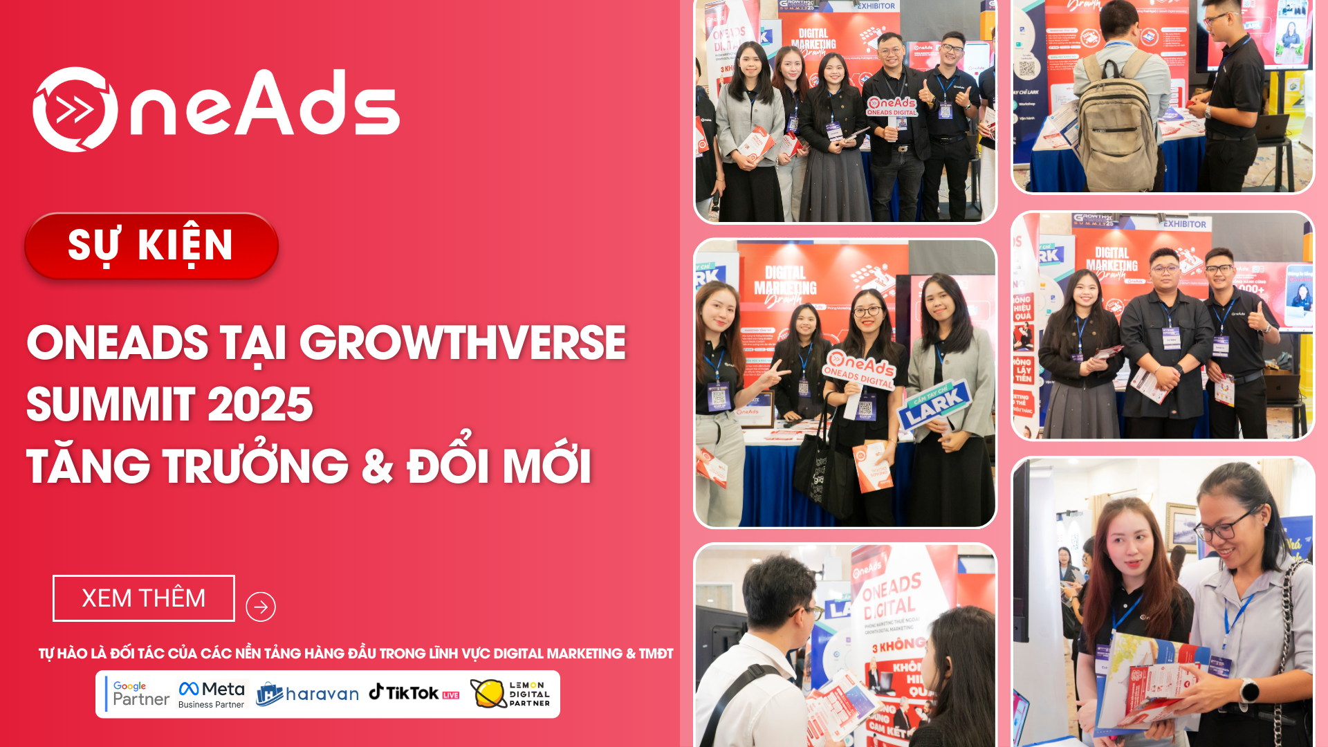 [RECAP] OneAds đồng hành cùng GrowthVerse Summit 2025 – Tâm điểm kết nối & bệ phóng tăng trưởng bền vững