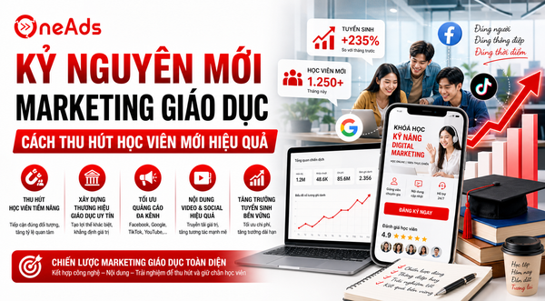 Kỷ nguyên mới của marketing giáo dục: Cách thu hút học viên mới