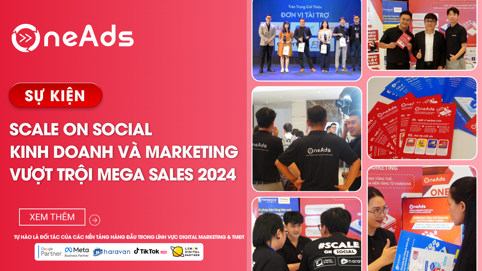 [RECAP] OneAds đồng hành tài trợ sự kiện “SCALE ON SOCIAL – Kinh doanh và Marketing vượt trội trong mùa Mega Sales 2024”